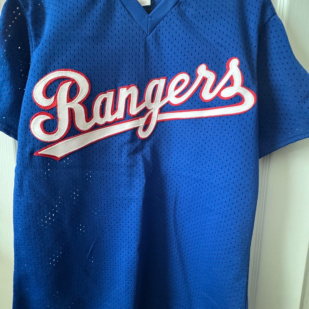 Texas Rangers Baseball Retro Blue Sports Jersey